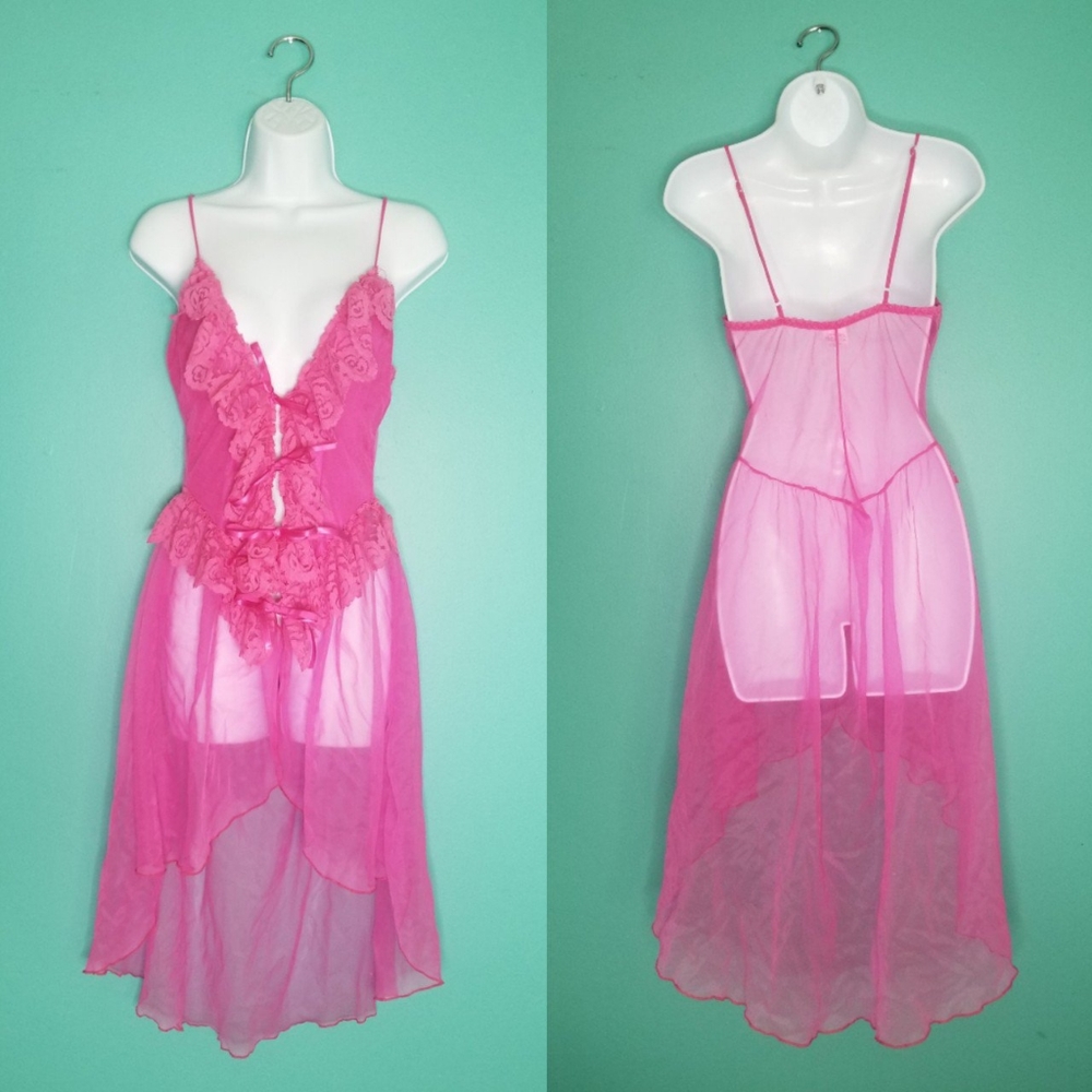 Hot pink #y2k cami lace up